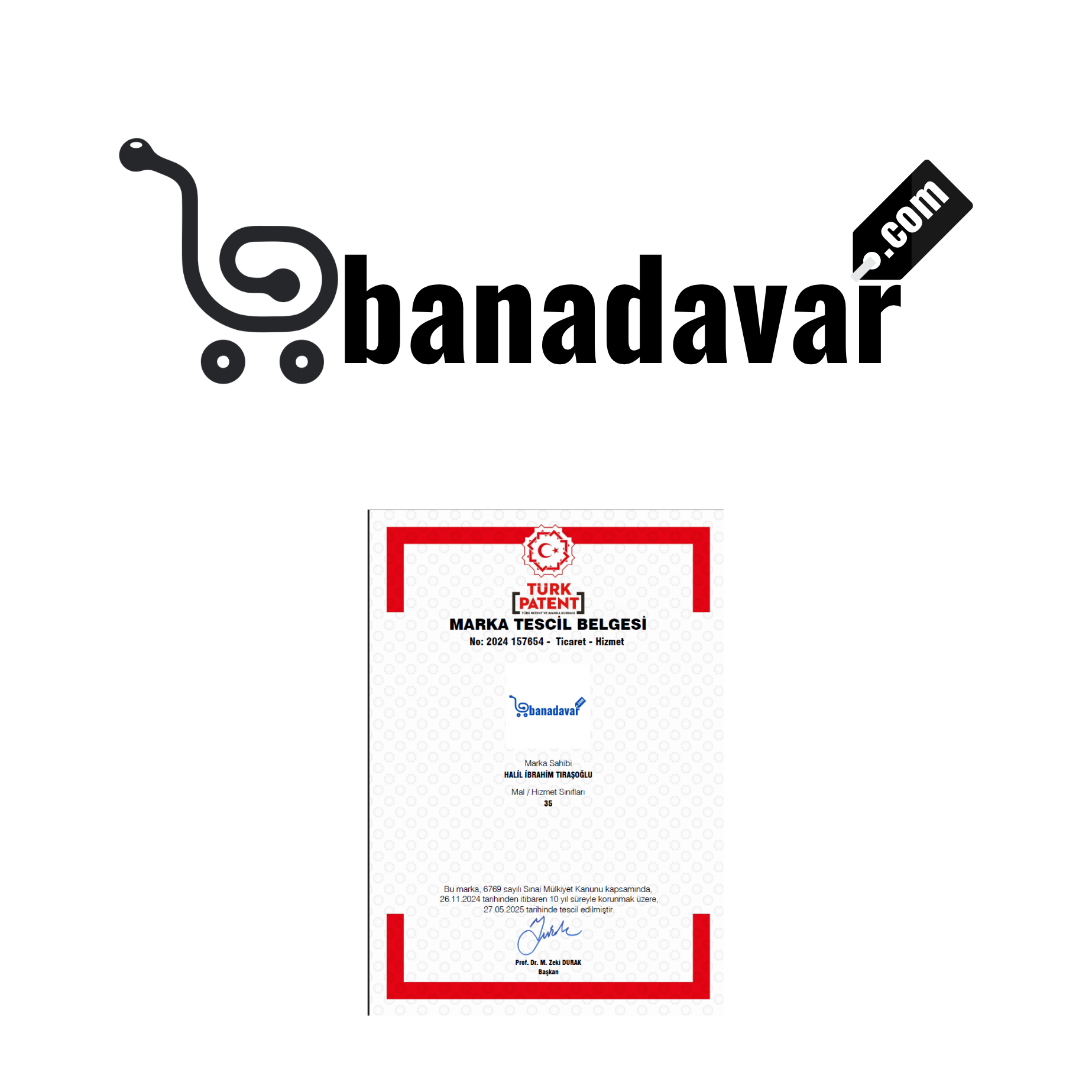 banadavar.com alan adı ve patent hakları satılıktır.  (TEKLİF VERMEK İÇİN KAYIT OLMALISINIZ)